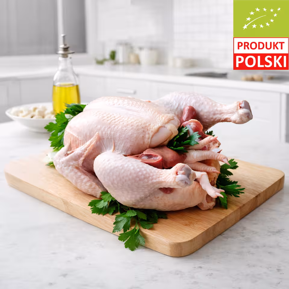 Mrożona tuszka kurczaka EKO